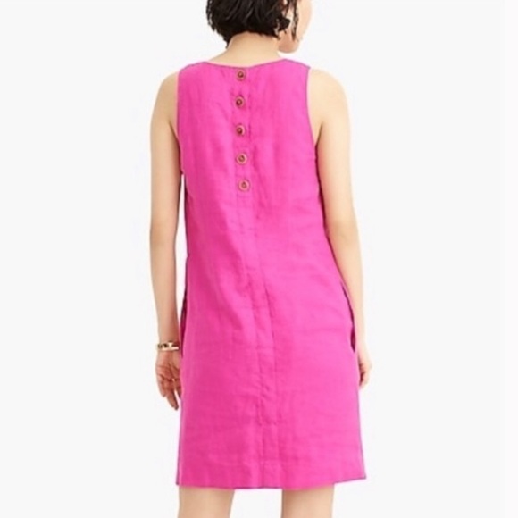 J. Crew 100% linen mini dress. Size Xxs. - Picture 3 of 16